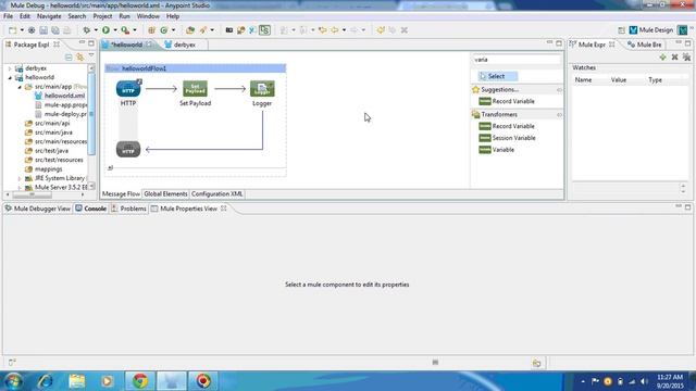 HelloWorld MEL(Mule Expression Language) смотреть онлайн