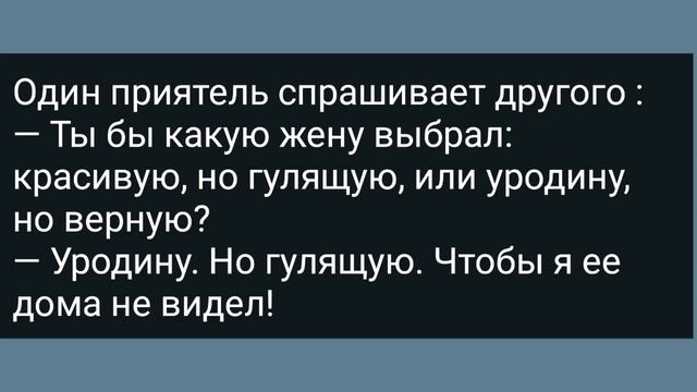 Как Жена Мужу Не Давала! Сборник Свежих Анекдотов! Юмор! смотреть онлайн
