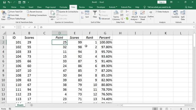 How To Calculate Percentile In Excel