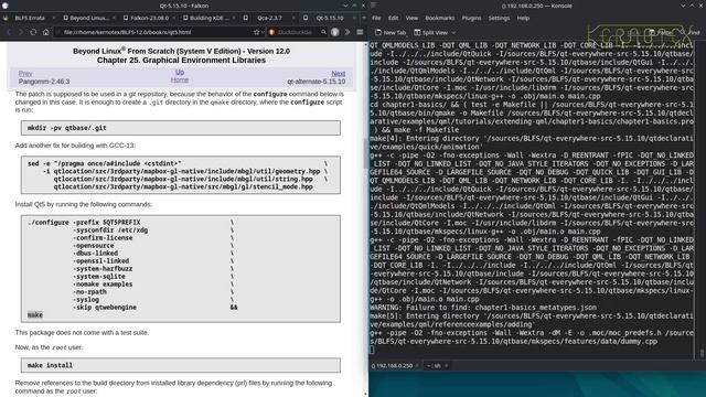 15. Packages 491 to 539 of 996 - How to build Beyond Linux From Scratch (BLFS) 12.0 смотреть онлайн