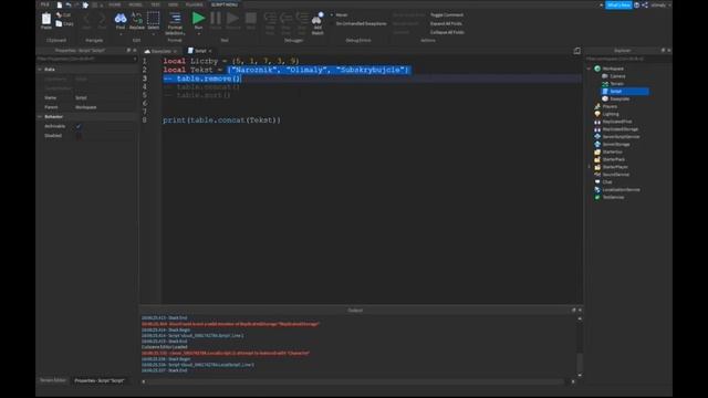 SCRIPTING TUTORIAL PL (cz.9) ⚫ ROBLOX STUDIO - Tables смотреть онлайн