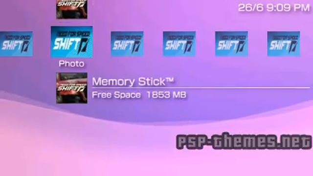 PSP Theme Theme PSP Need For Speed Shift PSP-Themes.NET смотреть онлайн
