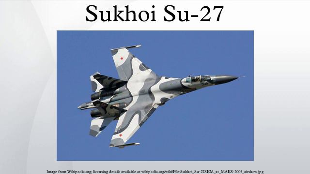 Sukhoi Su-27