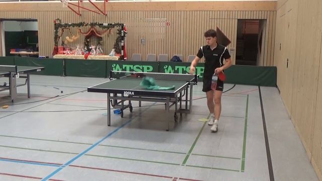 J Scheer Erlangen vs I Mazur TSV Stein 2 Tischtennis Weihnachts Turnier Wilhelmsdorf 20151220 22 смотреть онлайн