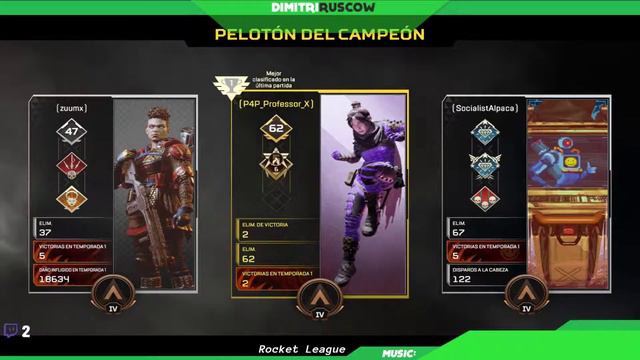 Rocket League, Call of Duty, Warframe, Brawlhalla... смотреть онлайн