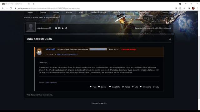 Neverwinter online - Ящики Нокса ПРОДЛИЛИ!!! | KNOX BOX EXTENSION!!! смотреть онлайн