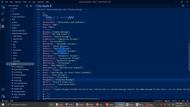 PHP proper use of case sensitive variable names смотреть онлайн