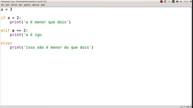 4.1 else, elif - Controle de Fluxo (Parte 2) - Python 3 Tutorial смотреть онлайн