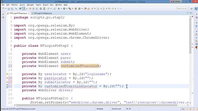 Page Object Design Pattern Selenium WebDriver Part I (with Java and TestNG) смотреть онлайн