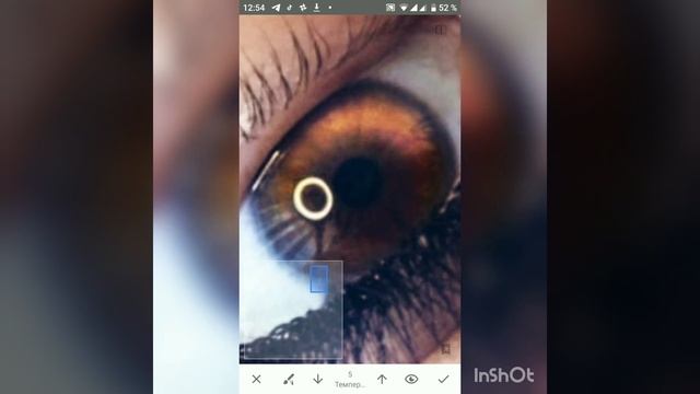 Как сделать красивый зрачок на фото . Обработка в приложении Snapseed ? смотреть онлайн