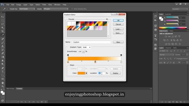 CREATE NEW GRADIENT OR MODIFY EXISTING ONE IN PHOTOSHOP CS6 смотреть онлайн