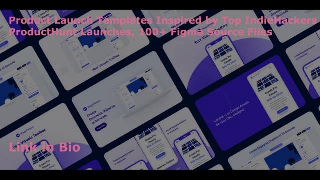 Product Launch Templates Figma Files смотреть онлайн