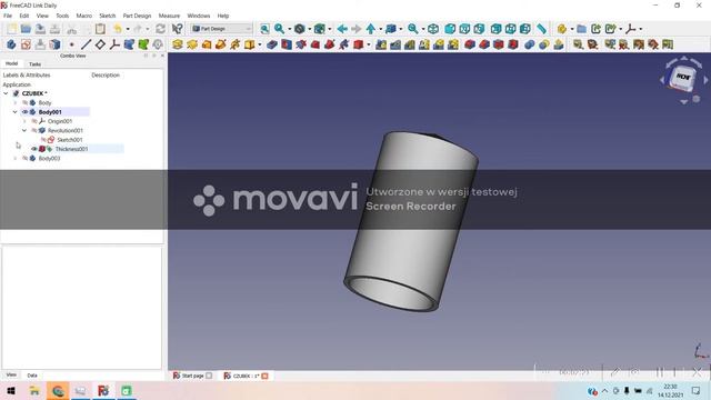 Freecad Thickness Tool