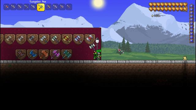 Double sided axes texture pack for Terraria! смотреть онлайн