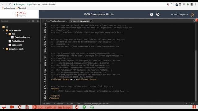 [ROS Q&A] 027 - How to create and import a custom message смотреть онлайн