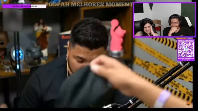 CHORAMOS DE TANTO DE RIR com o JULIO COCIELO & NINJA NO PODPAH | REACT смотреть онлайн