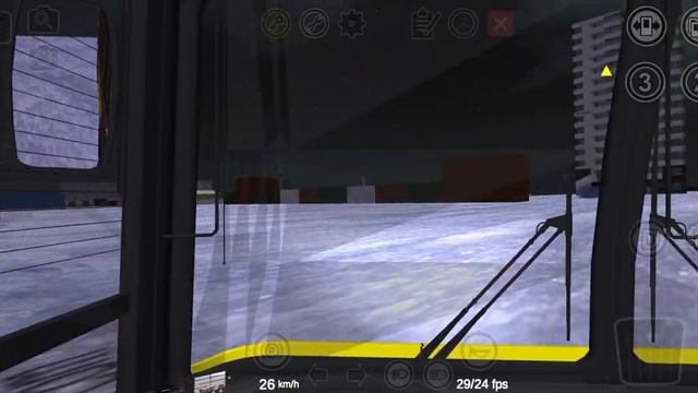 PBSU. Новогодняя поездка на автобусе МАЗ 103.065 по маршруту 20 смотреть онлайн