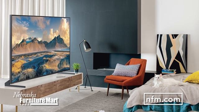 Samsung 85" QLED Smart 8K UHD TV - 85Q900RAFXZA at Nebraska Furniture Mart смотреть онлайн