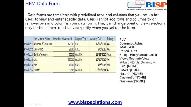 Oracle HFM Training | HFM Dataform with Cell Text смотреть онлайн