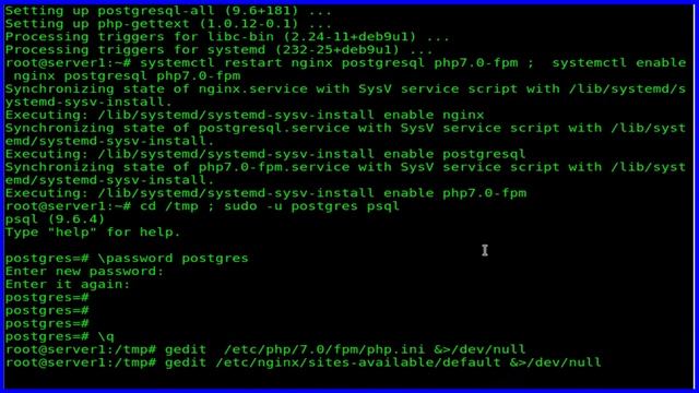 How To install LEPP Stack ( Linux Nginx PHP PostgreSQL ) On Debian 9.1 Stretch смотреть онлайн