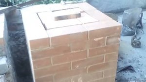 переделка тандыра из кирпича
