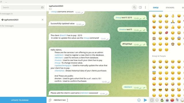 Telegram Bot SERVICING infrastructure Prototype смотреть онлайн