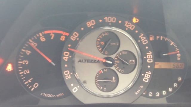 1G-FE Altezza/Lexus IS 200 0-100 9.5 сек