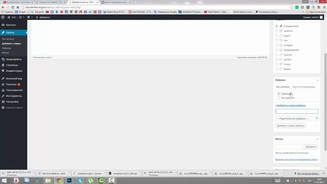 Первый взгляд на Wordpress [PK] смотреть онлайн