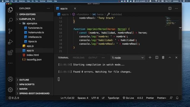8. Desestructuración de objetos y arreglos en typescript y javascript смотреть онлайн