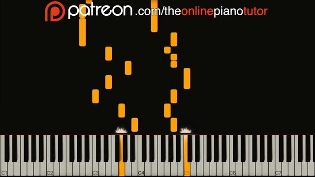 STAIRWAY TO HEAVEN | EASY PIANO SHEET MUSIC | PATREON REWARD смотреть онлайн