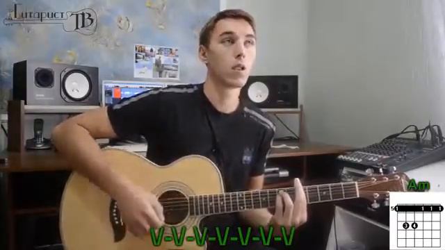 Как научиться играть песню на гитаре Небо поможет нам - Макс Корж смотреть онлайн