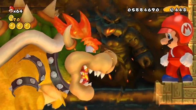 New Super Mario Bros Wii - Giant Mario Hack смотреть онлайн