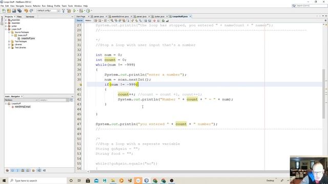 3 Very simple ways to have the user end a while loop in Java смотреть онлайн