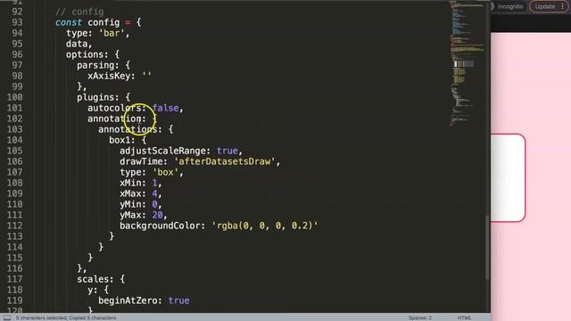 4. xScaleID and yScaleID Annotation Plugin chartjs-plugin-annotation in Chart.js смотреть онлайн
