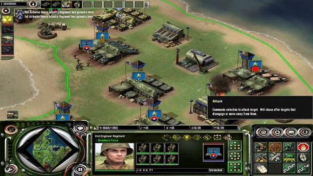 Axis And Allies(2004) Hard Allied Playthrough | Normandy Breakout