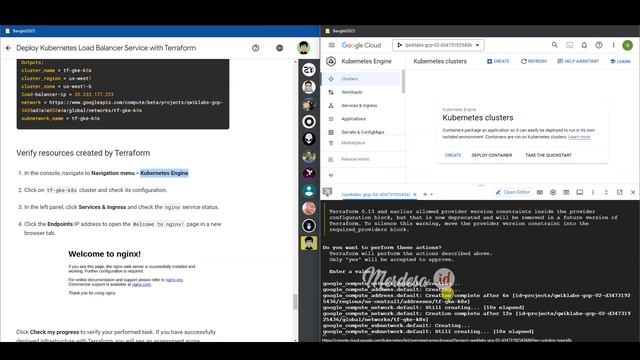 Ep-11 Deploy Kubernetes Load Balancer Service with Terraform | GSP233 смотреть онлайн