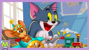 Том и Джерри Веселая Погоня.Смешные Догонялки.Убеги от Тома.Игровой Мультик для Детей