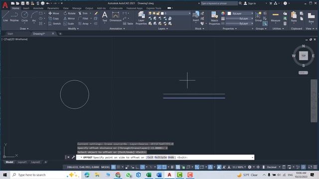 How to Offset in AutoCAD | Offset Command In AutoCAD смотреть онлайн