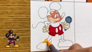 Drawing FNF-Transformation Characters#7 /Tom's Basement/Tom and Jerry/Mickey Mouse2.5/Bendy