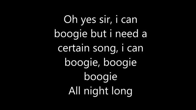 Yes, Sir I Can Boogie - Baccara Lyrics