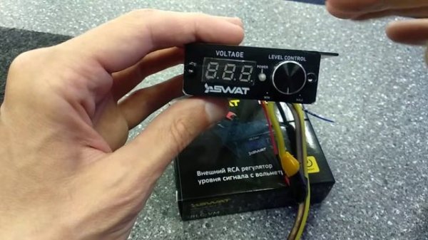 Выносной регулятор уровня усилителя/сабвуфера Swat RLC-VM