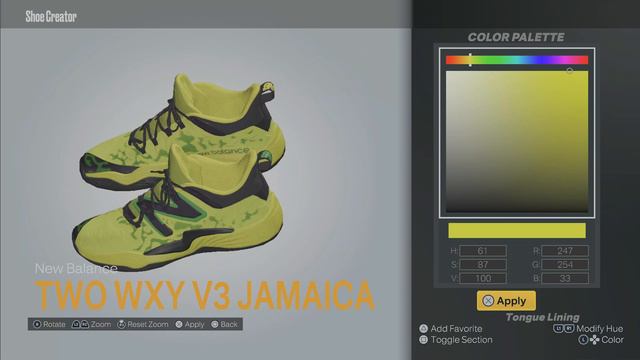 NBA 2K23 Next Gen Shoe Creator New Balance Two WXY 3 Jamaica смотреть онлайн