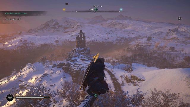 Nice England winter landscape - Assassin’s Creed Valhalla - 4K Xbox Series X смотреть онлайн