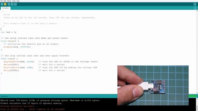Arduino Tutorial: ATTiny85 board A First Look and review. смотреть онлайн