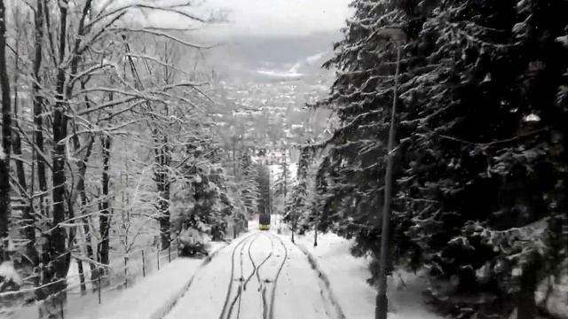Закопане/Zakopane.Губаловка спуск на фуникулере смотреть онлайн