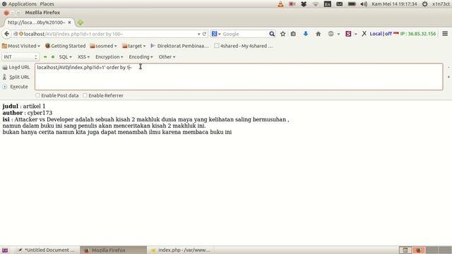 Attacker vs Developer ( SQL Injection String Based vs Patching ) смотреть онлайн