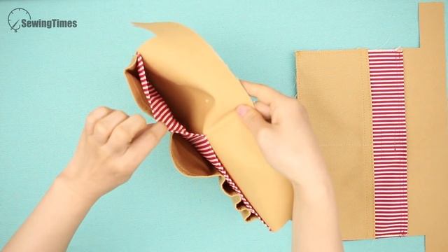 DIY ORGANIZER BAG | How to make a Utility Pouch Bag Tutorial [sewingtimes] смотреть онлайн