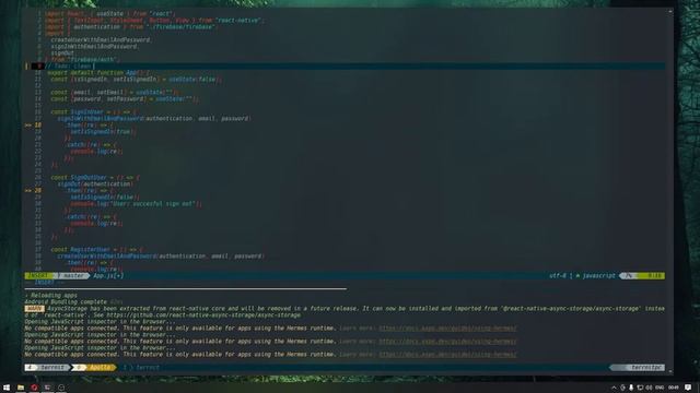 Ready set-up neovim react native смотреть онлайн
