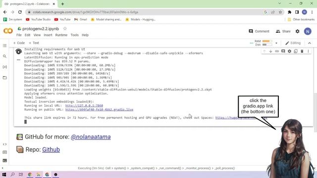 Protogen v2.2 - Stable Diffusion 1-CLICK Google Colab Setup смотреть онлайн
