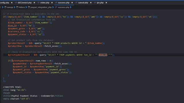 PayPal Standard Payment Gateway Integration in PHP смотреть онлайн